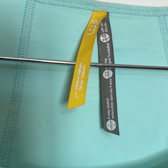 Lole women's training shirt size L baby blue perfect for spring - Picture 3 of 7